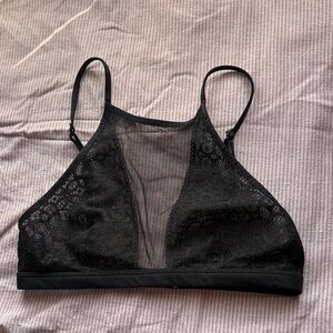 Elegant Black Lace Bralette